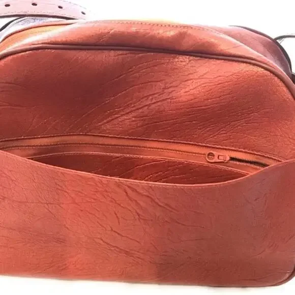 Hartmann Carry-On Bag Luggage Vintage Orange Retro Shoulder Strap Classic Travel